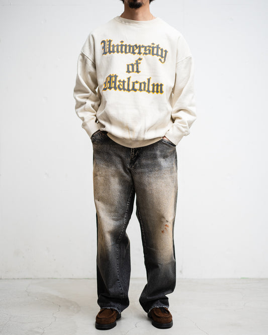 BOWWOW UNIV. MACLAREN LETTERING SWEATSHIRT AGED