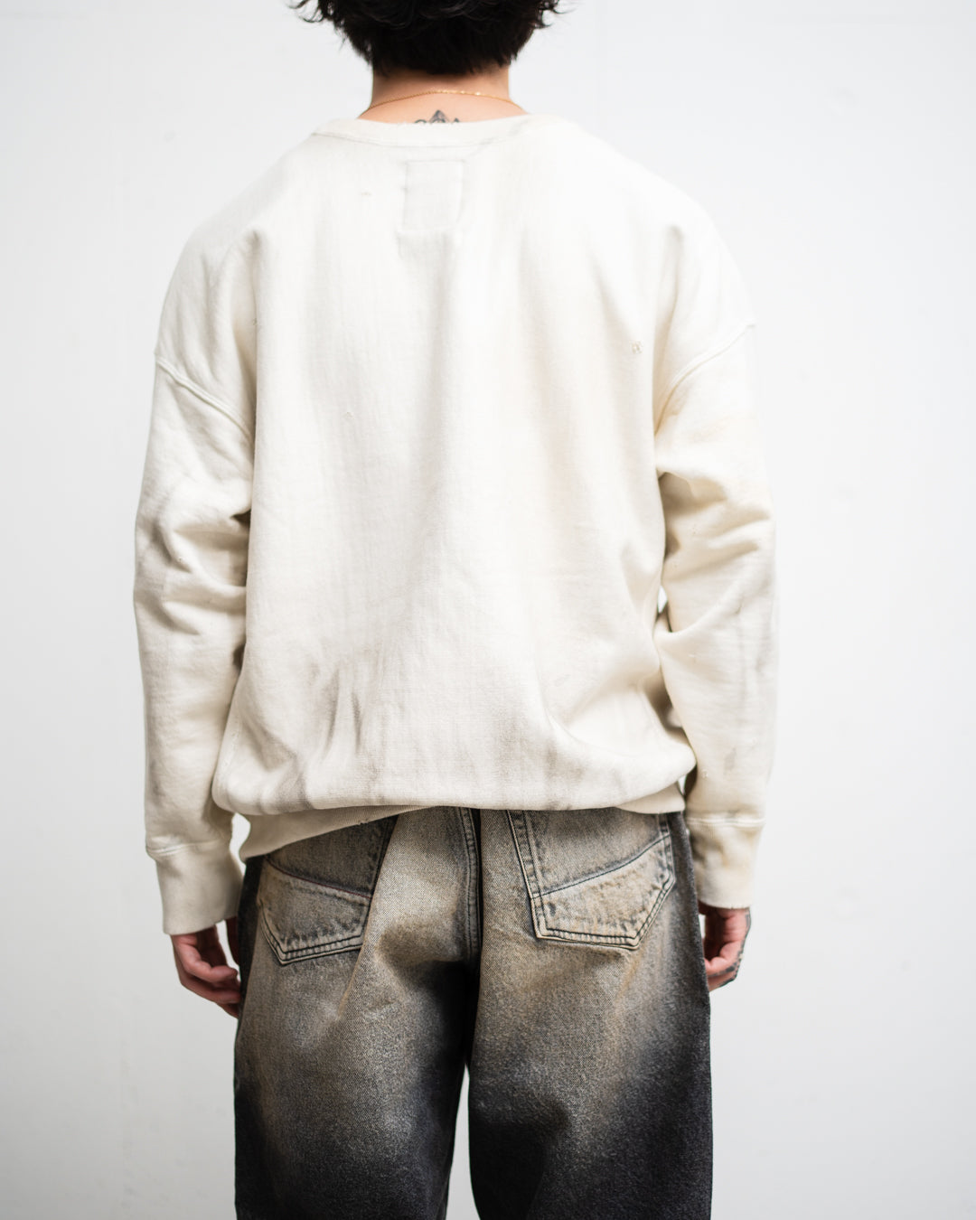 BOWWOW UNIV. MACLAREN LETTERING SWEATSHIRT AGED