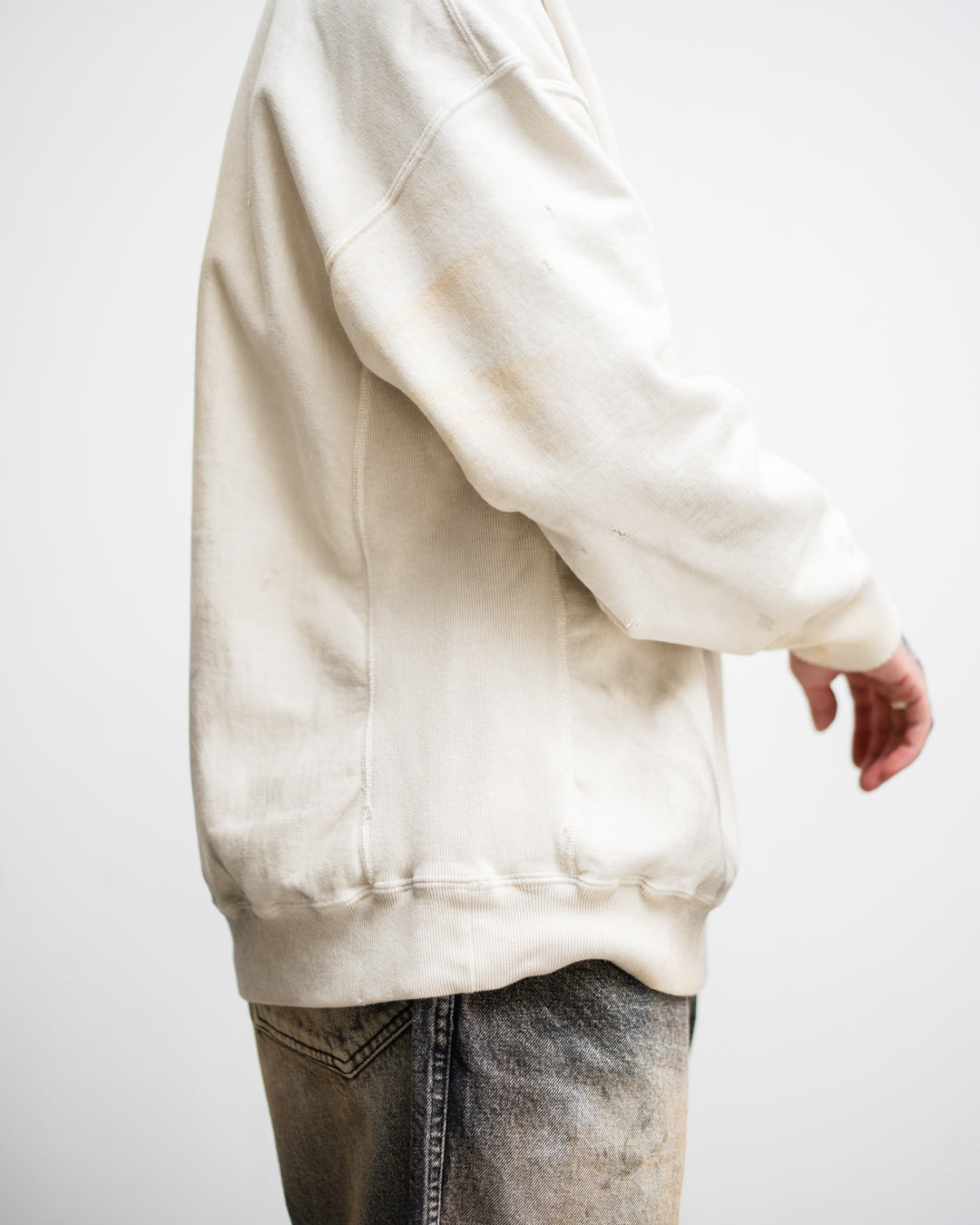 BOWWOW UNIV. MACLAREN LETTERING SWEATSHIRT AGED