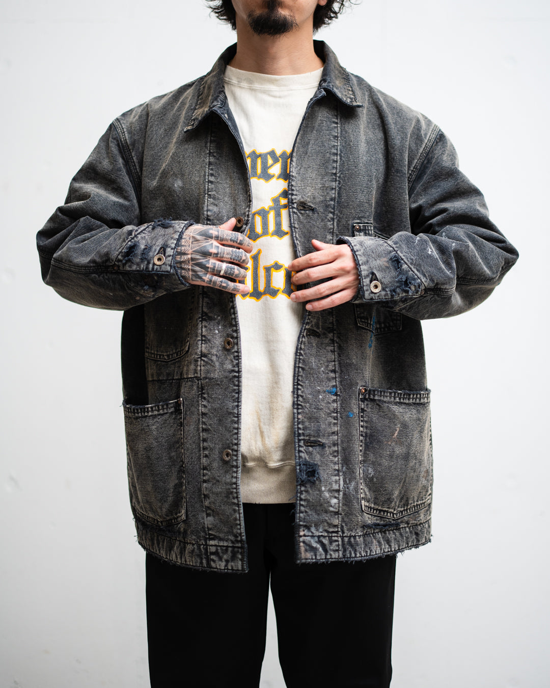 BOWWOW DUCK COVERALL BLANKET LINER AGED