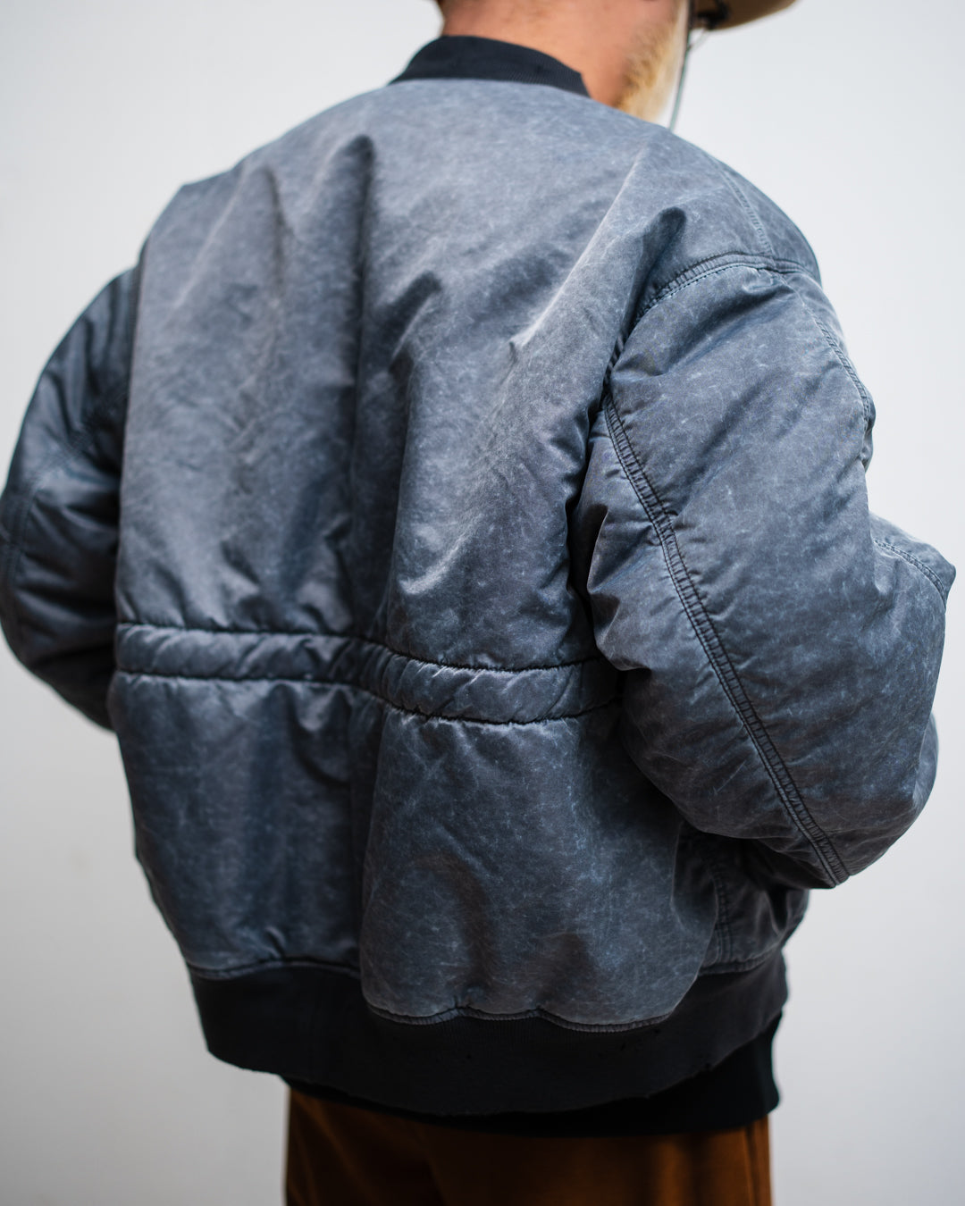 Name. WIDE POCKET FLIGHT JACKET : FADED