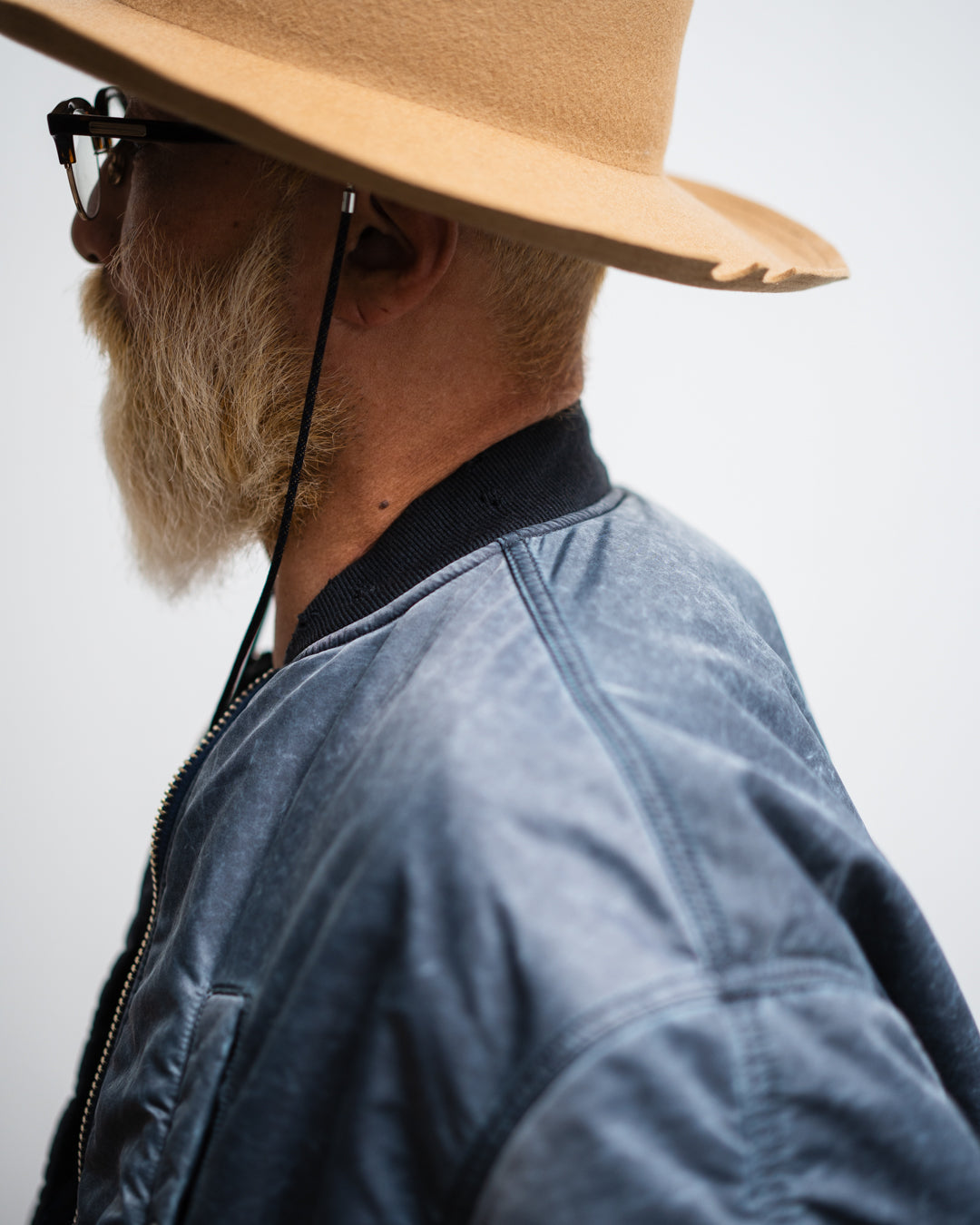 Name. WIDE POCKET FLIGHT JACKET : FADED