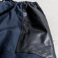 UNTRACE Leather patch baker pants  _190