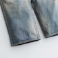ANACHRONORM REMAKED WIDE 5P DENIM PANTS - LIGHT INDIGO