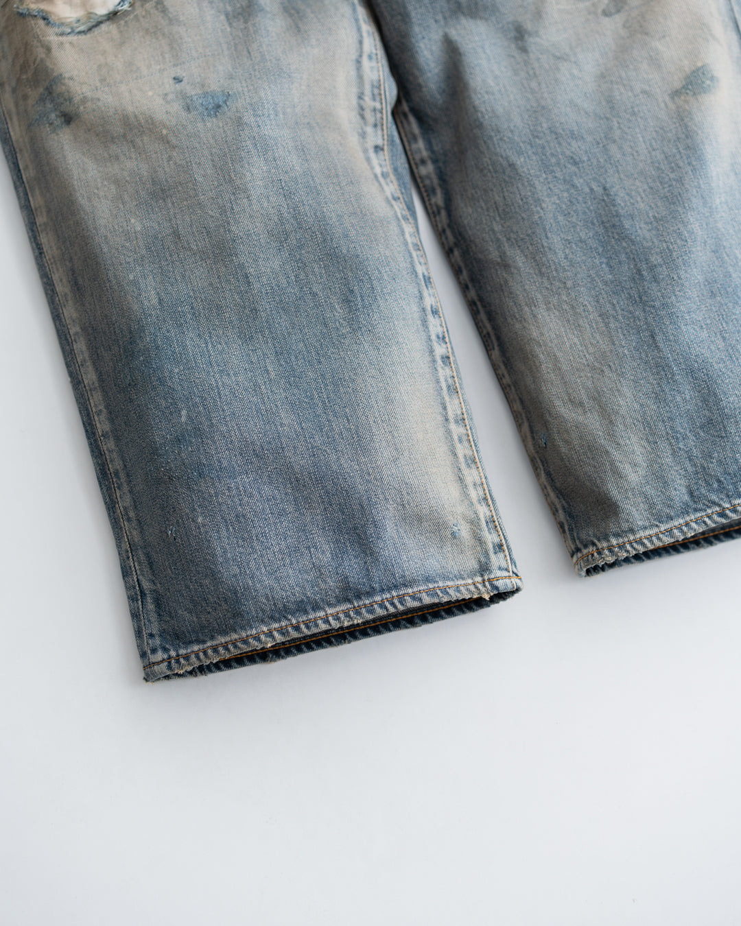ANACHRONORM REMAKED WIDE 5P DENIM PANTS - LIGHT INDIGO