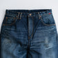 ANACHRONORM REMAKED WIDE 5P DENIM PANTS - DARK INDIGO