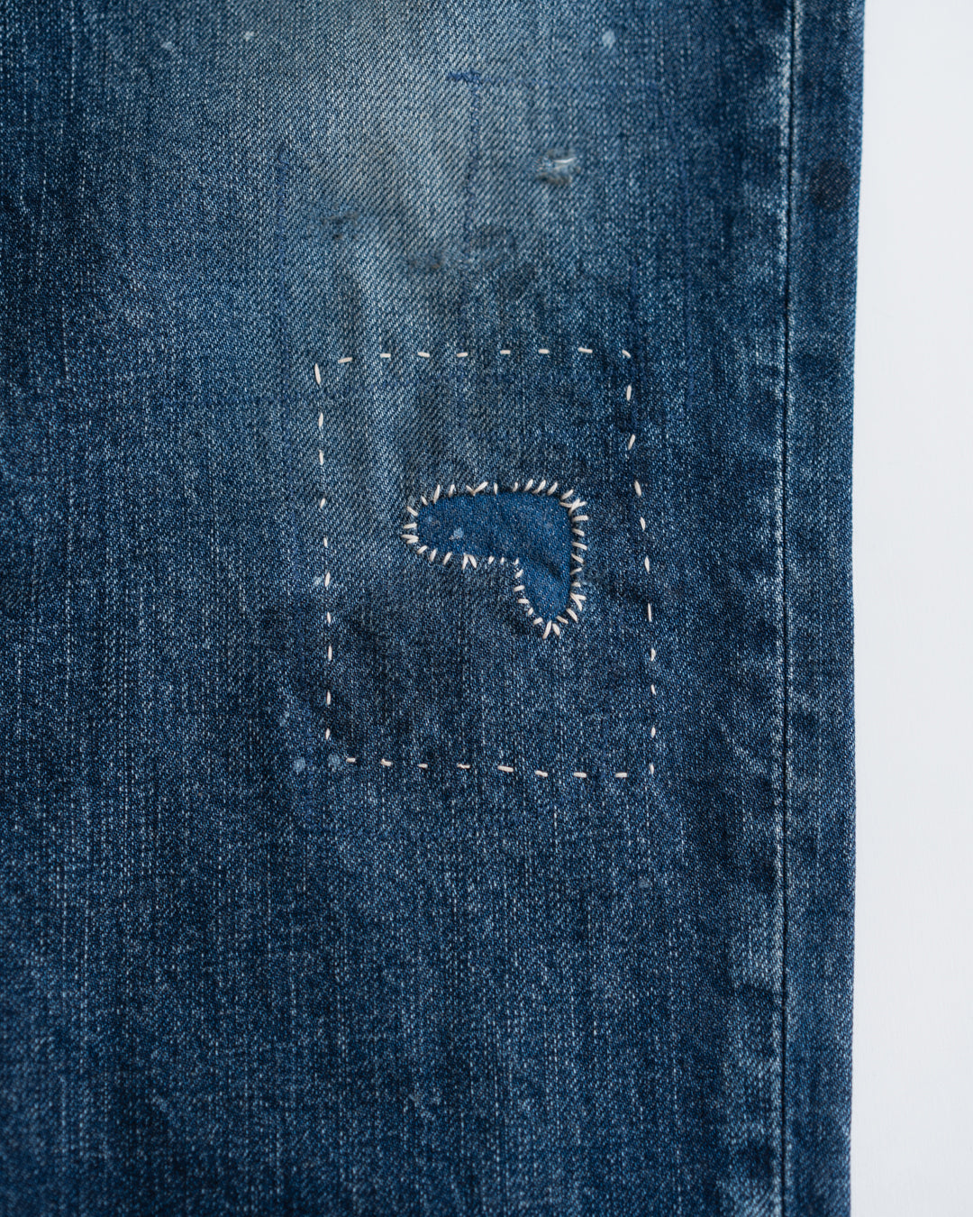 ANACHRONORM REMAKED WIDE 5P DENIM PANTS - DARK INDIGO