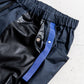 UNTRACE Leather patch baker pants  _190