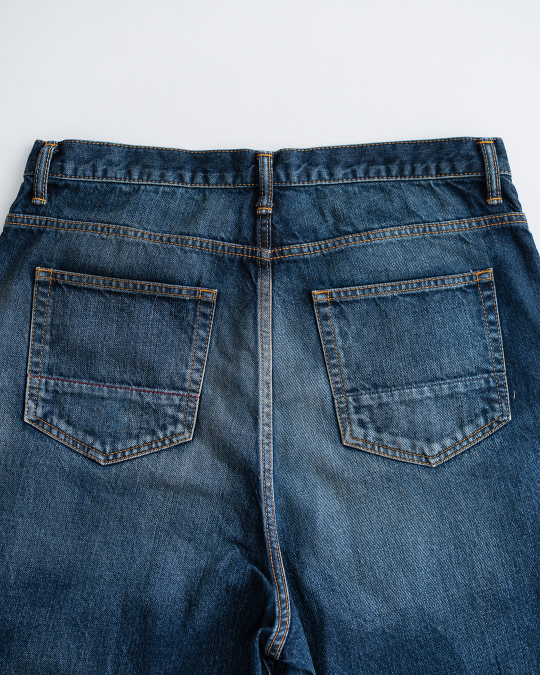 ANACHRONORM REMAKED WIDE 5P DENIM PANTS - DARK INDIGO