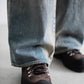 ANACHRONORM REMAKED WIDE 5P DENIM PANTS - LIGHT INDIGO