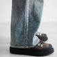 ANACHRONORM REMAKED WIDE 5P DENIM PANTS - LIGHT INDIGO