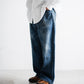 ANACHRONORM REMAKED WIDE 5P DENIM PANTS - DARK INDIGO
