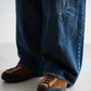 ANACHRONORM REMAKED WIDE 5P DENIM PANTS - DARK INDIGO