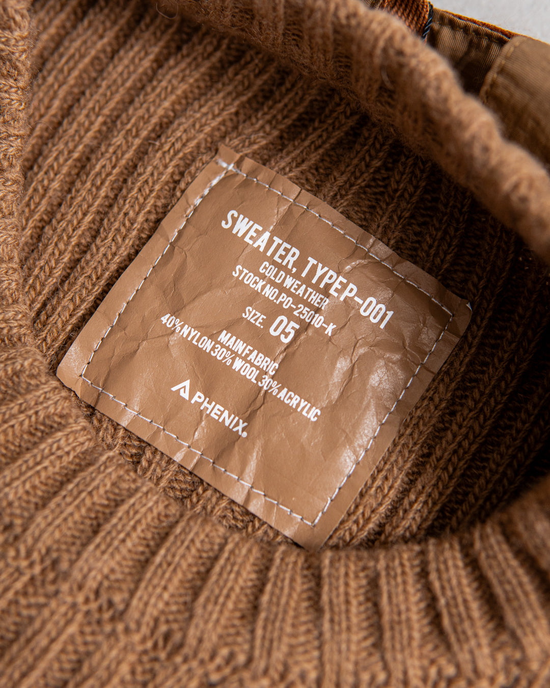 PHENIX COLLECTION SWEATER, TYPE P-001