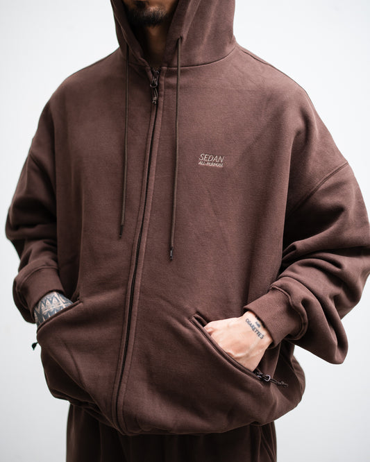 [LAST 1] SEDAN ALL-PURPOSE OG Logo Full Zip Hoodie