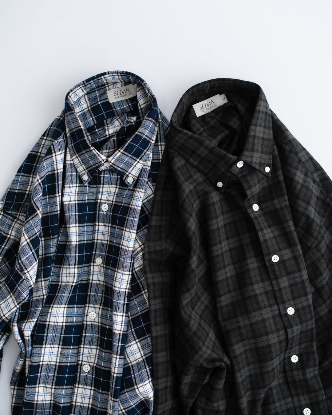 [9.19 sat 12:00 Release] SEDAN ALL-PURPOSE BOX Plaid BD Shirts