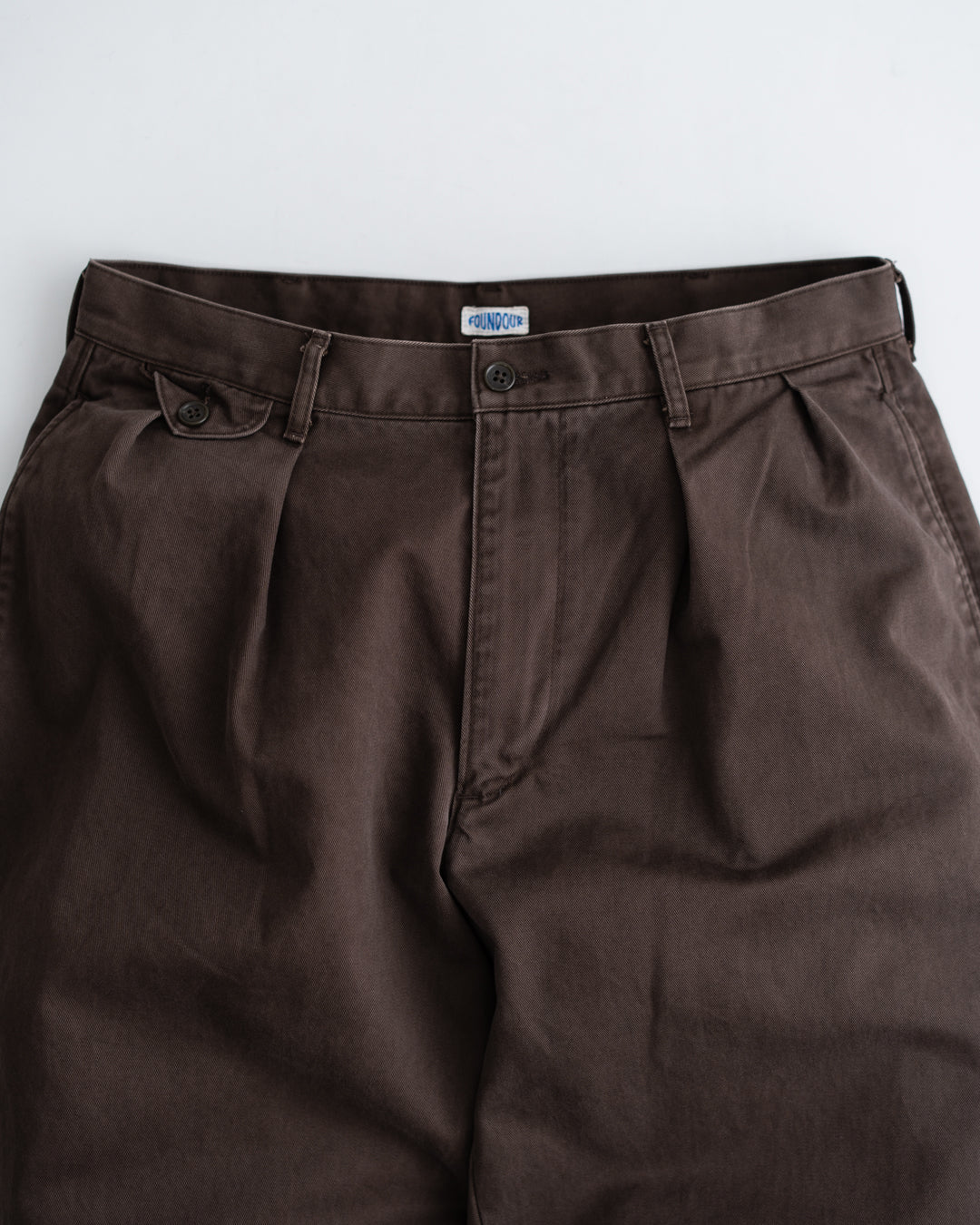 [9.19 sat 12:00 Release] FOUNDOUR COTTON WIDE TUCK CHINOS