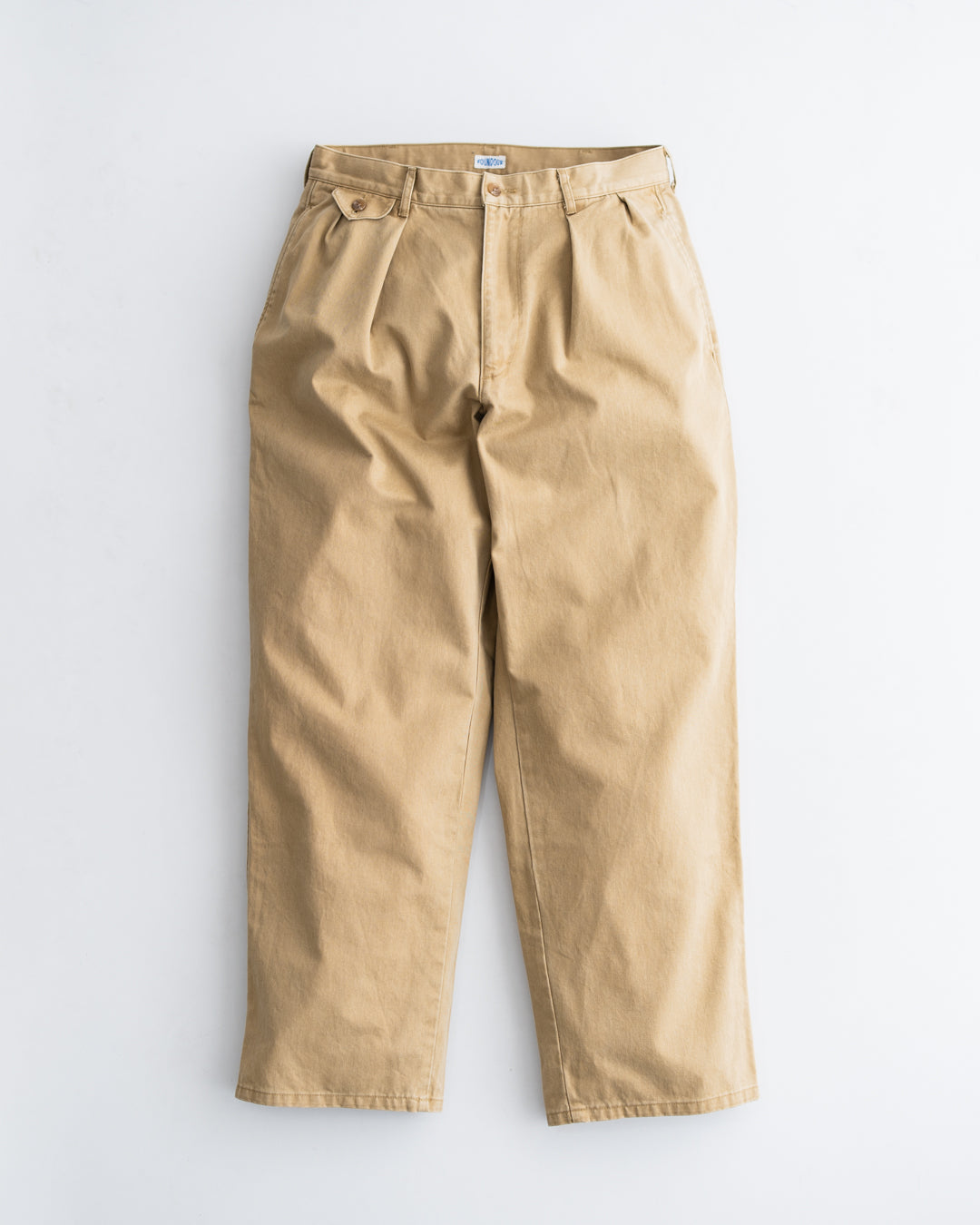 [9.19 sat 12:00 Release] FOUNDOUR COTTON WIDE TUCK CHINOS