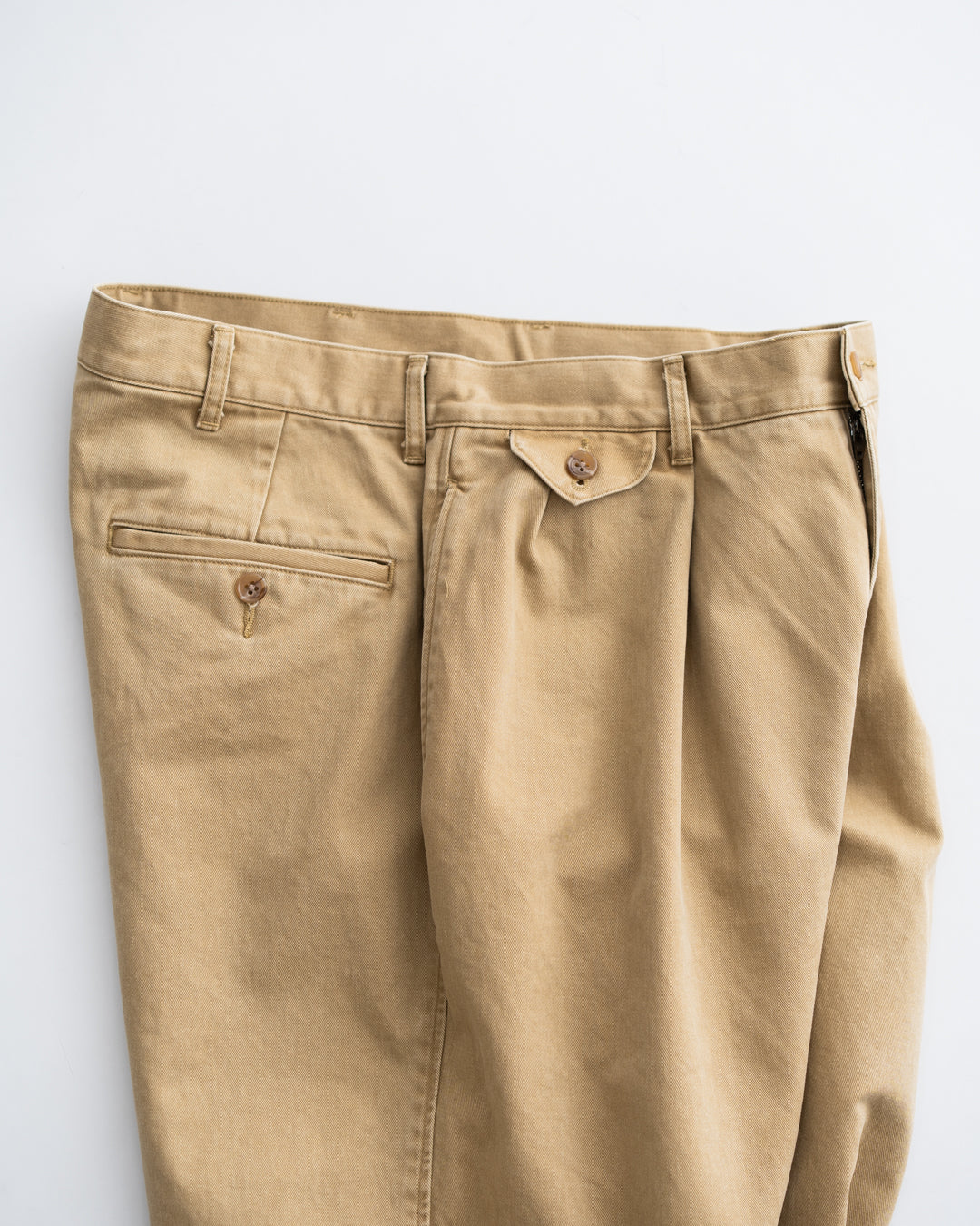 [9.19 sat 12:00 Release] FOUNDOUR COTTON WIDE TUCK CHINOS