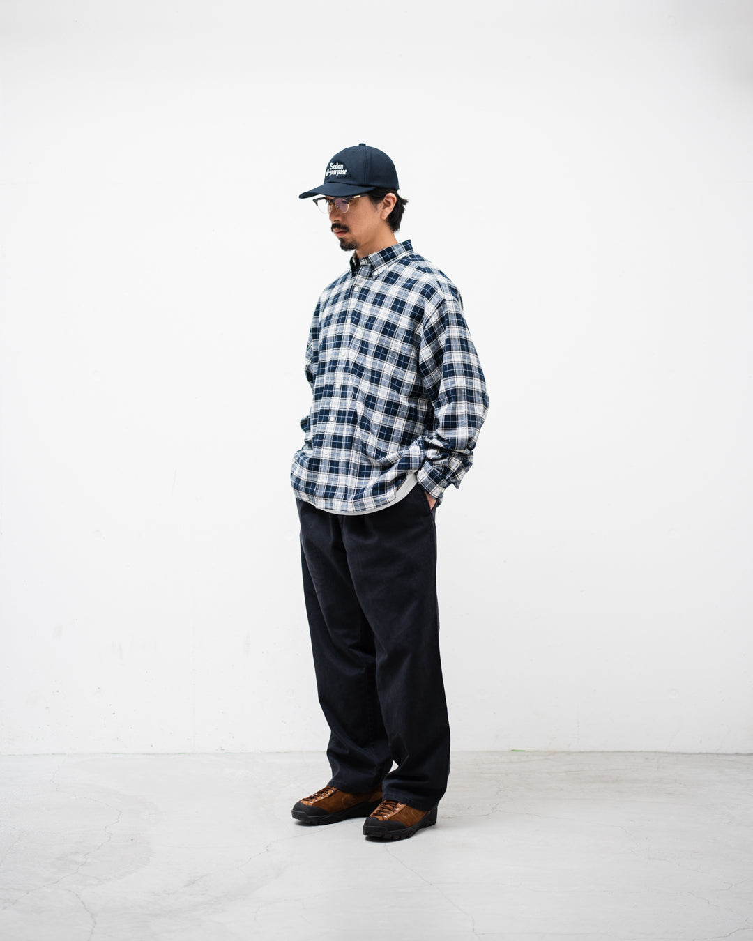 [9.19 sat 12:00 Release] SEDAN ALL-PURPOSE BOX Plaid BD Shirts