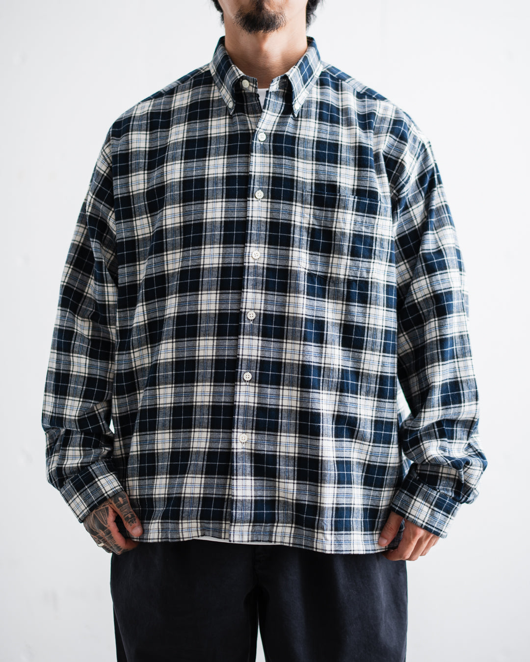 [9.19 sat 12:00 Release] SEDAN ALL-PURPOSE BOX Plaid BD Shirts