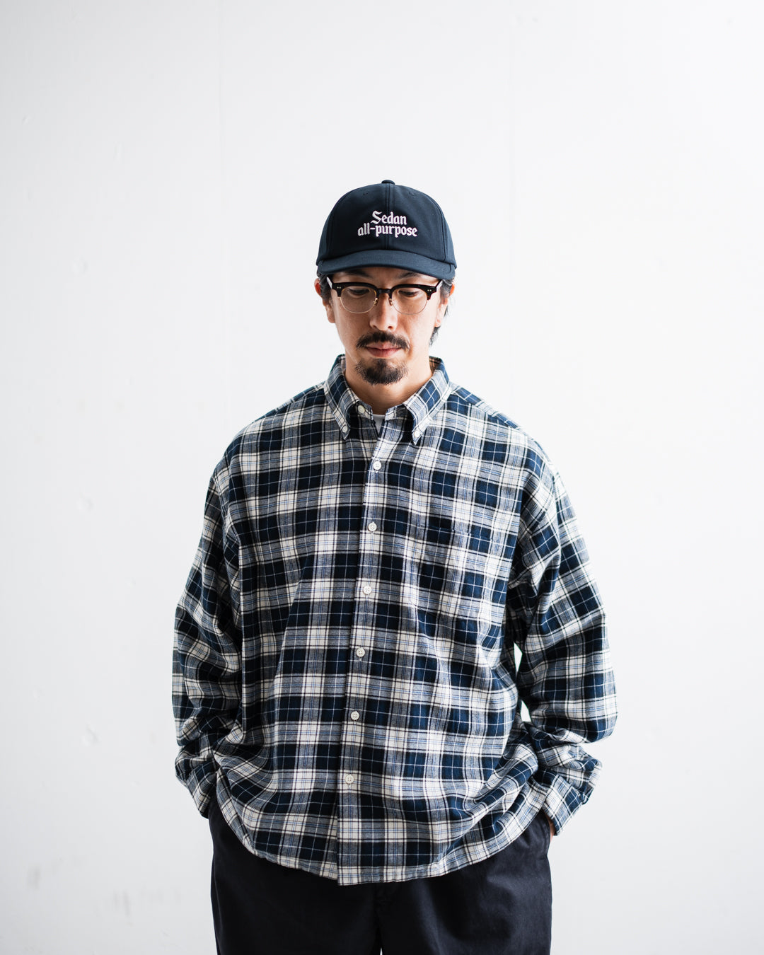 [9.19 sat 12:00 Release] SEDAN ALL-PURPOSE BOX Plaid BD Shirts