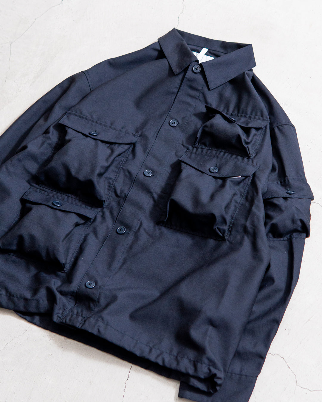 JUGEM TECH SHIRTS BLSN / WOOL & RIP