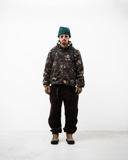 [9.17 thu 0:00 Release] Hiking Patrol PRINT FLEECE JACKET