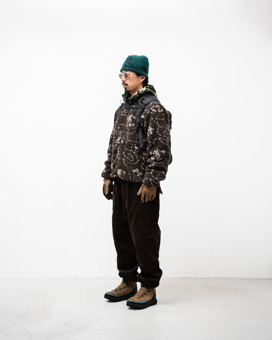 [9.17 thu 0:00 Release] Hiking Patrol PRINT FLEECE JACKET