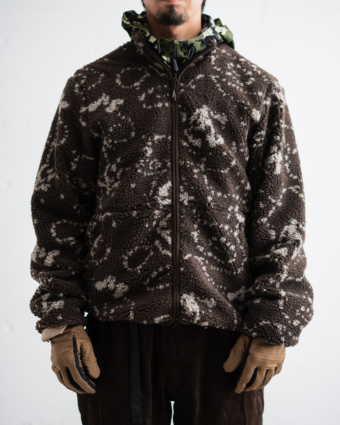 [9.17 thu 0:00 Release] Hiking Patrol PRINT FLEECE JACKET