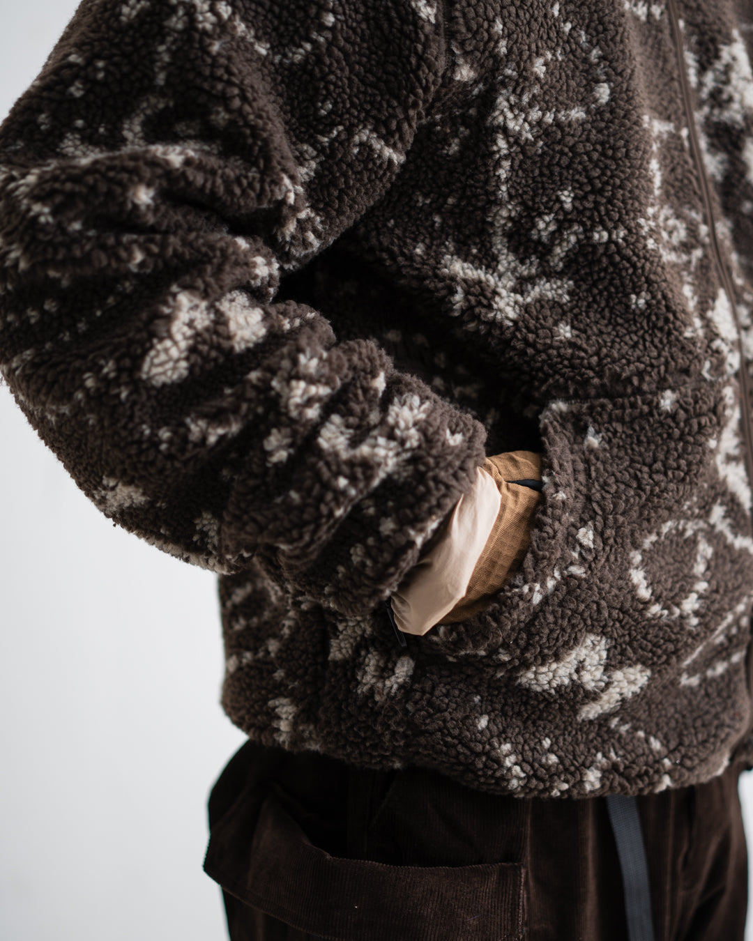 [9.17 thu 0:00 Release] Hiking Patrol PRINT FLEECE JACKET