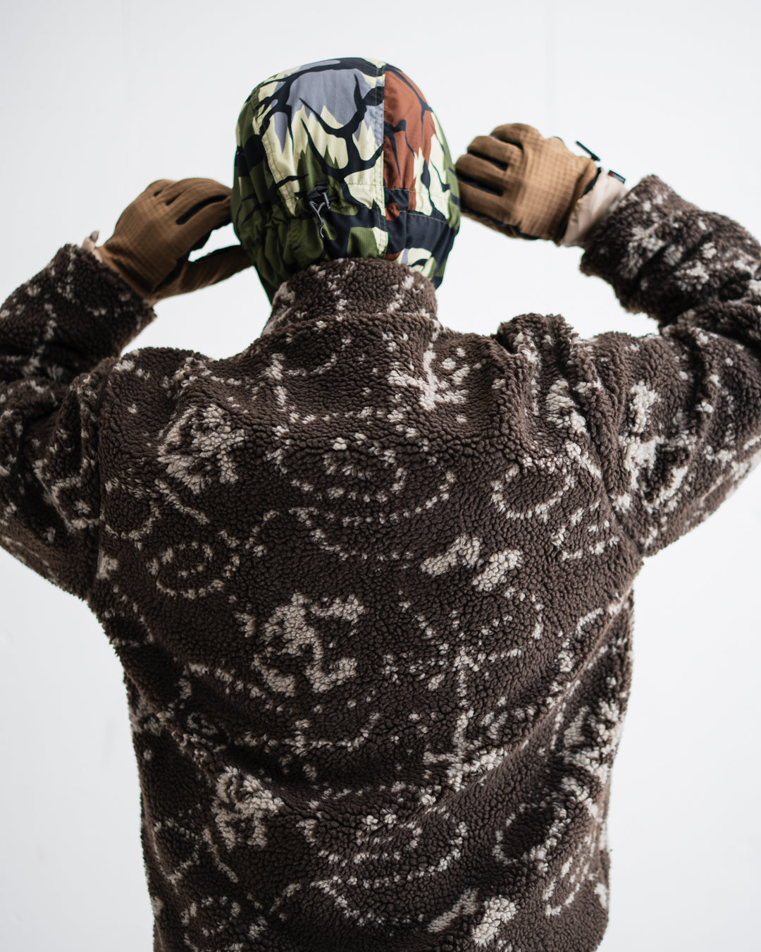 [9.17 thu 0:00 Release] Hiking Patrol PRINT FLEECE JACKET