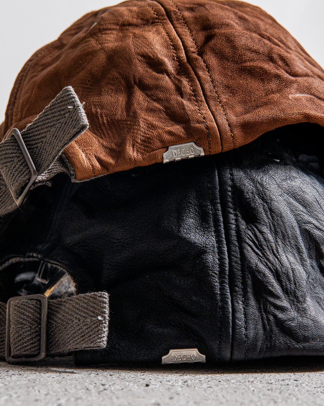 DECHO LEATHER 6 PANEL CAP