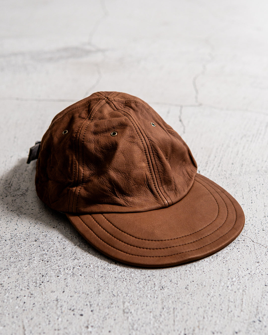 DECHO LEATHER 6 PANEL CAP