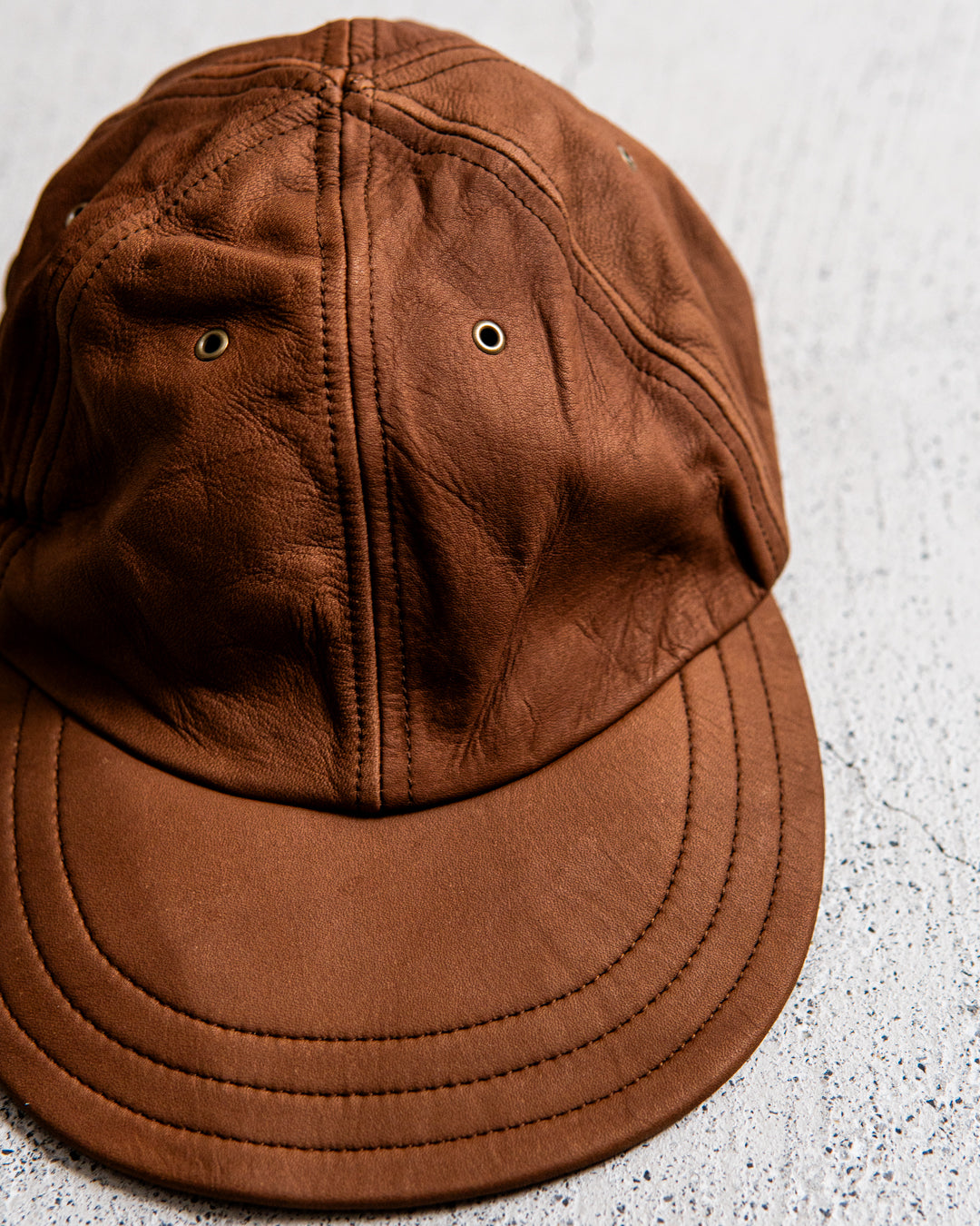 DECHO LEATHER 6 PANEL CAP