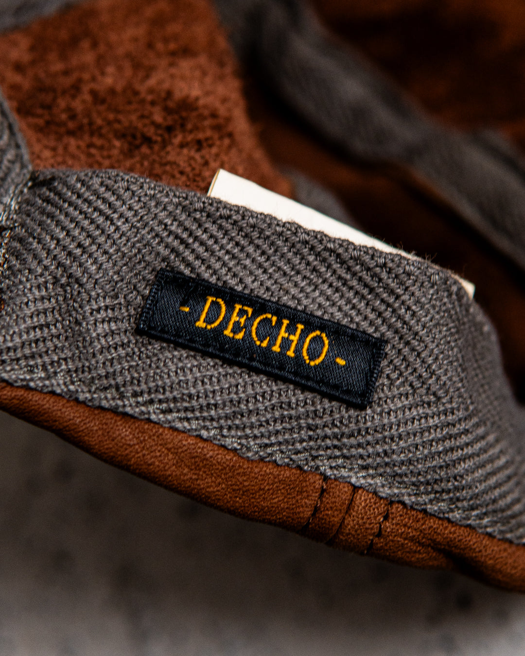 DECHO LEATHER 6 PANEL CAP