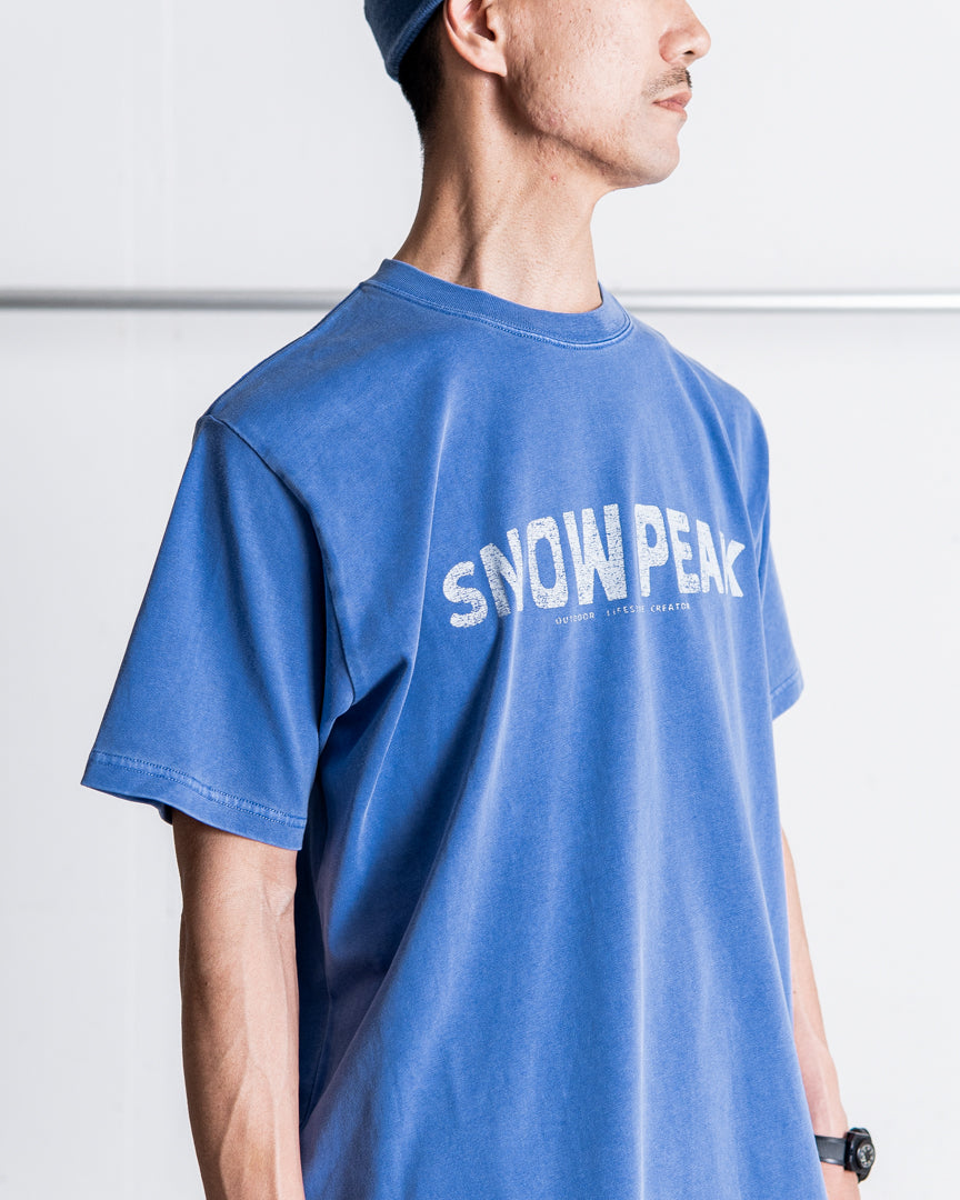 snow peak Recycled Cotton Dyed T-Shirt