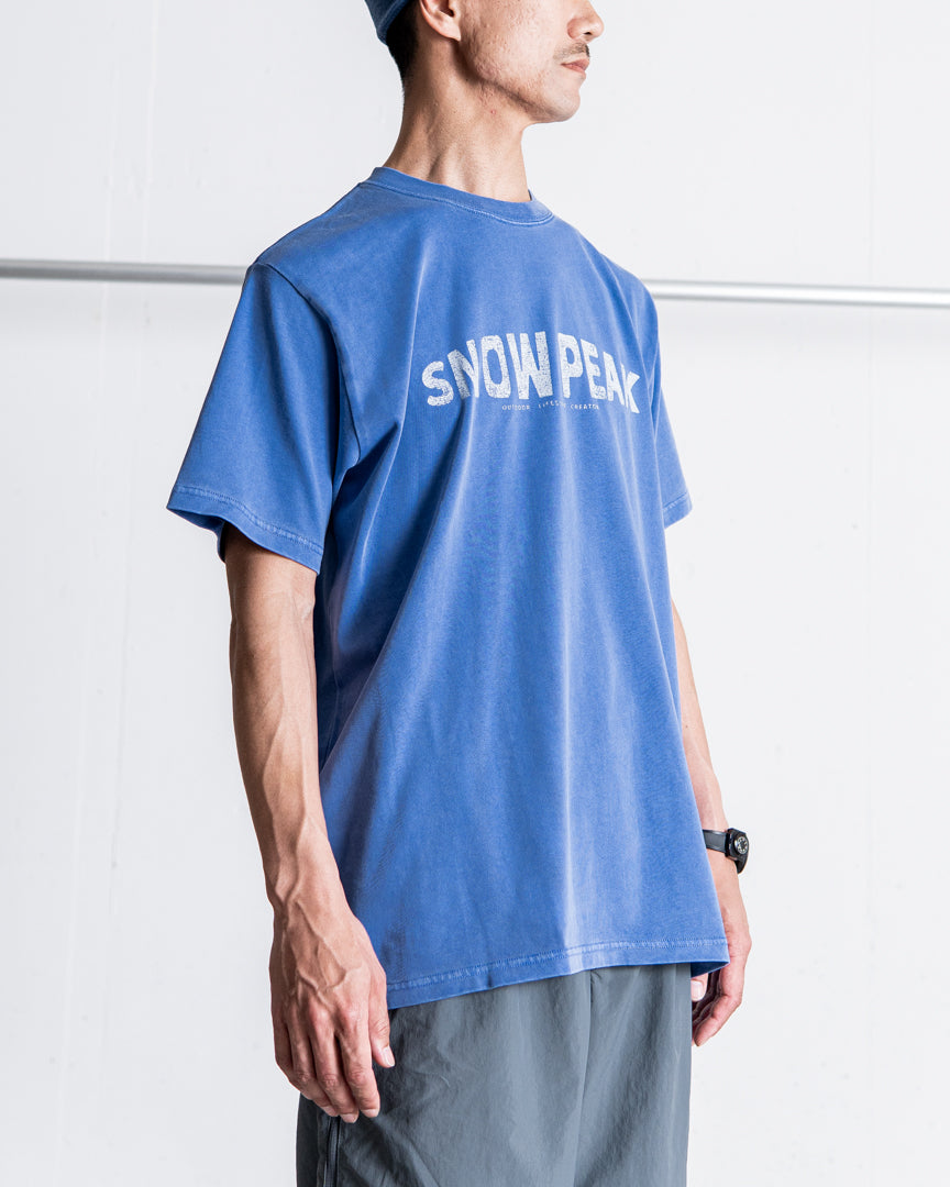 snow peak Recycled Cotton Dyed T-Shirt