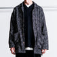 INTERIM DEADSTOCK HYPER BIG FLY FRONT SHIIRTS JACKET - TEXTURED DONEGAL BOUCLÉ