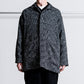 INTERIM DEADSTOCK HYPER BIG FLY FRONT SHIIRTS JACKET - TEXTURED DONEGAL BOUCLÉ