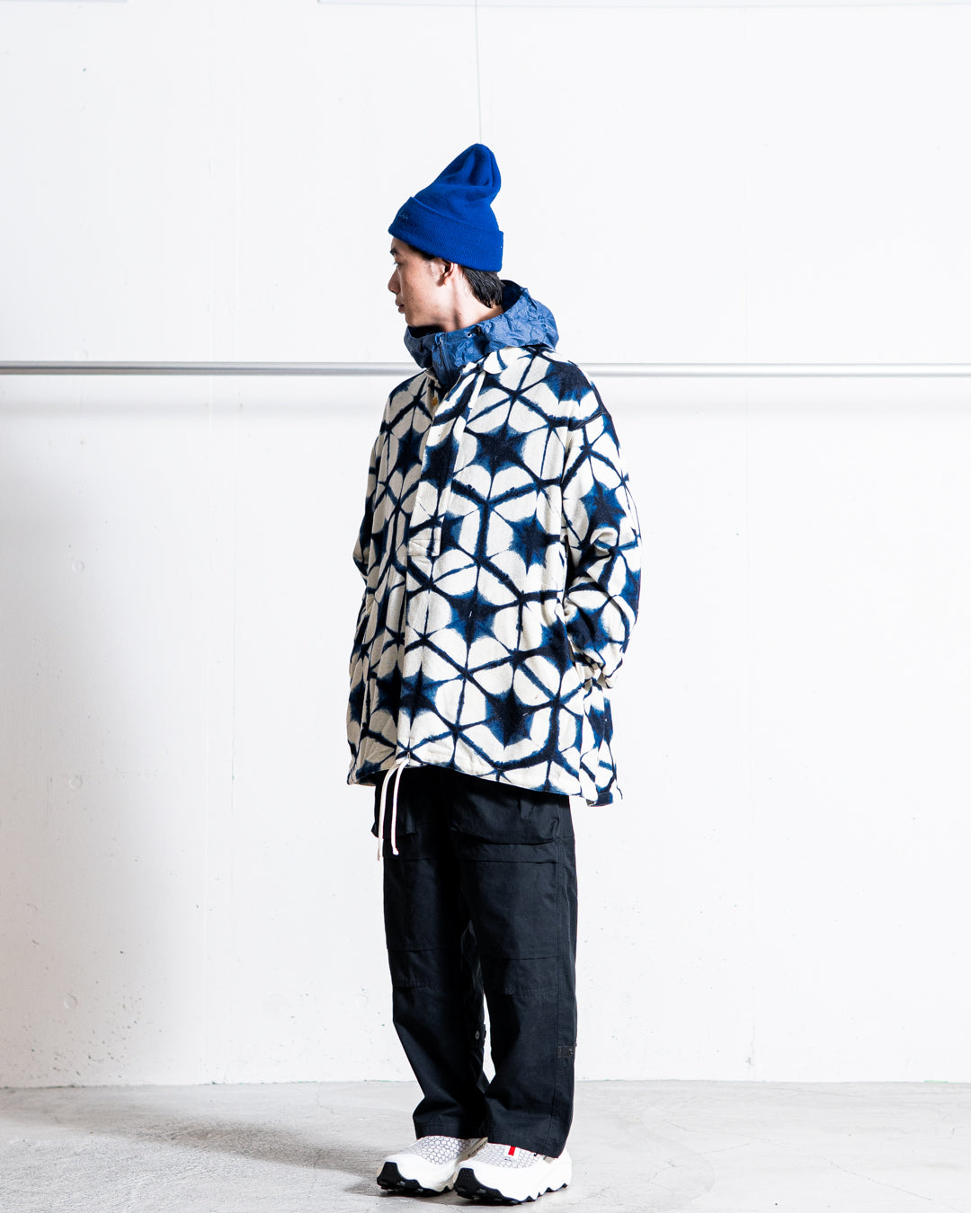 norbit Uneven dyed print pullover shirt