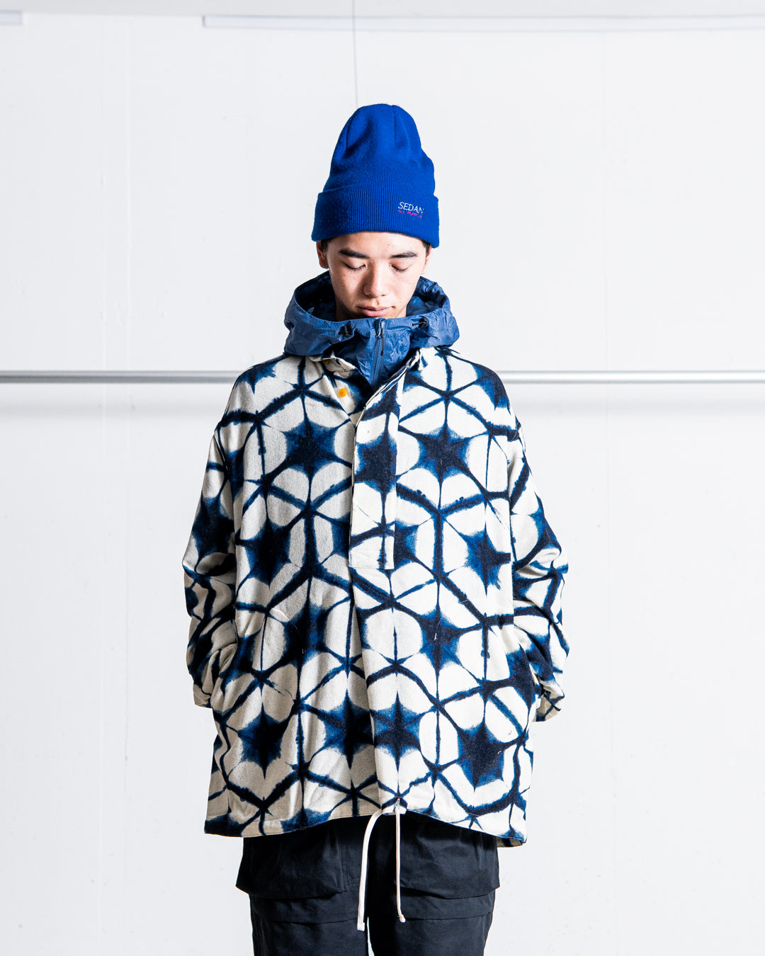 norbit Uneven dyed print pullover shirt