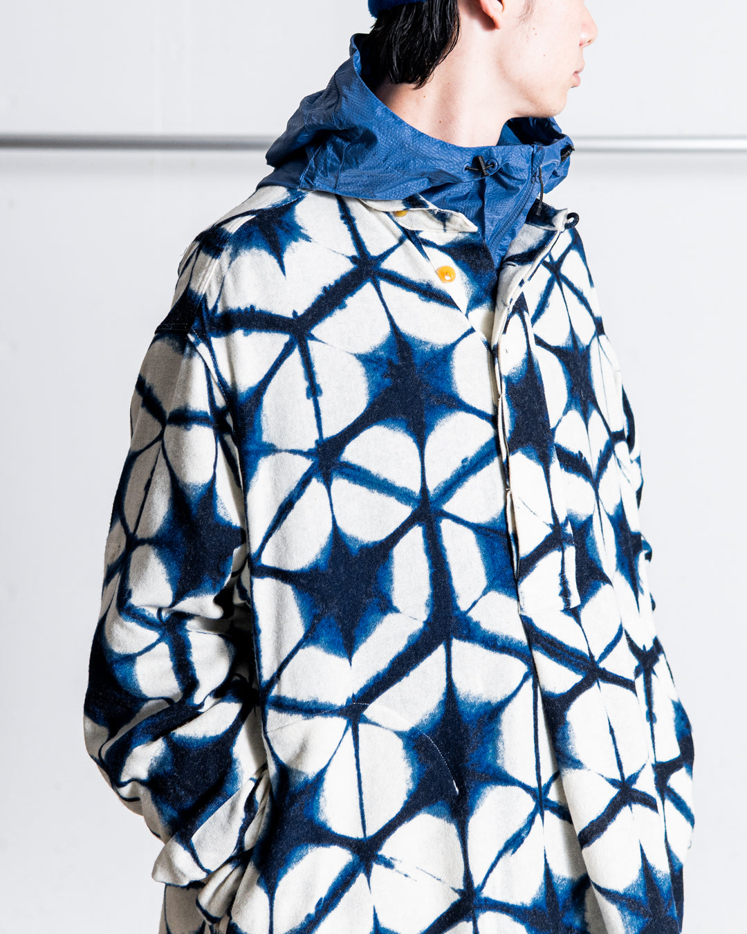 norbit Uneven dyed print pullover shirt