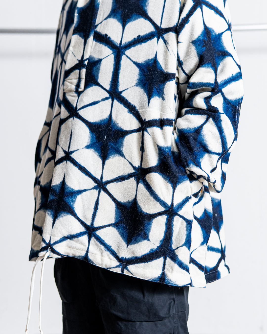 norbit Uneven dyed print pullover shirt