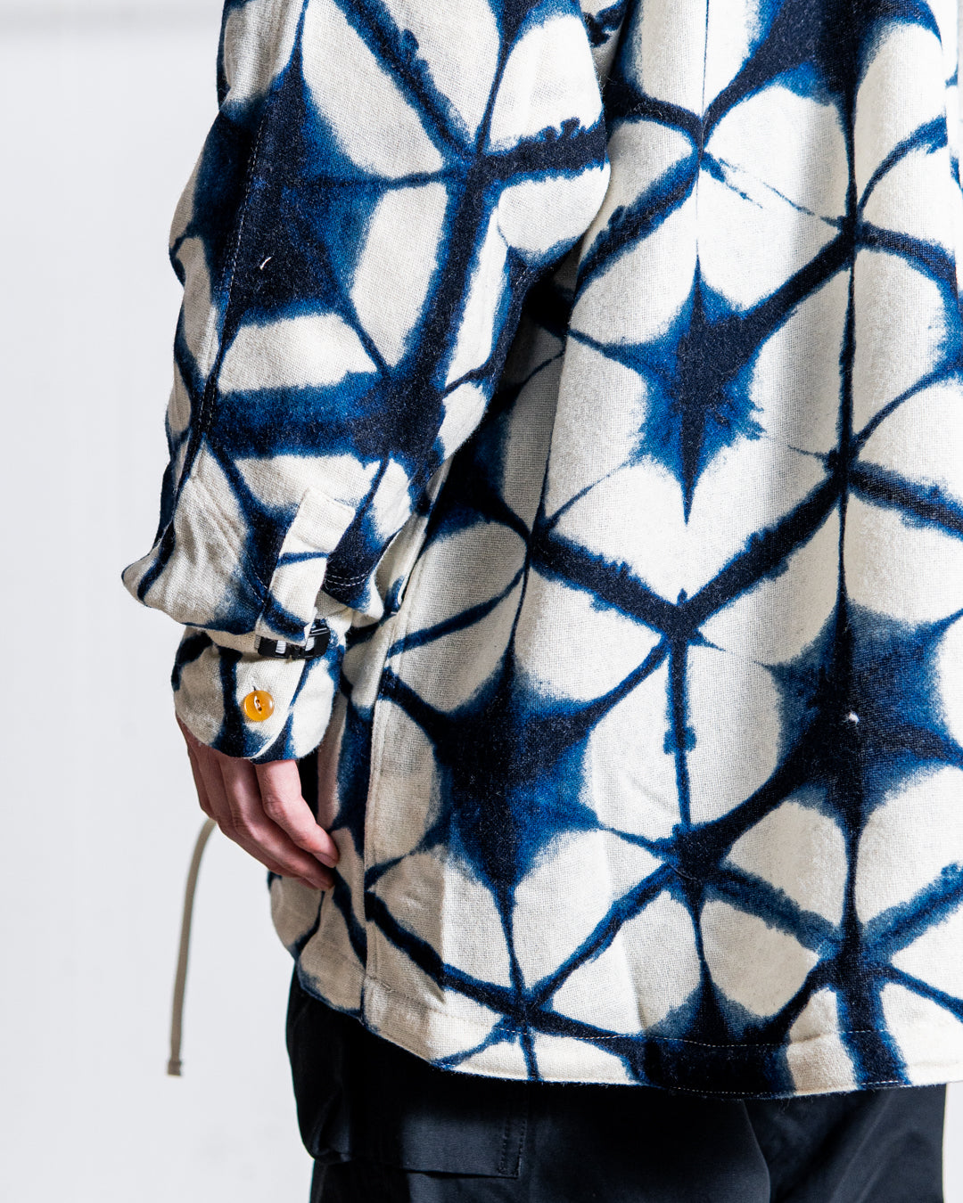 norbit Uneven dyed print pullover shirt