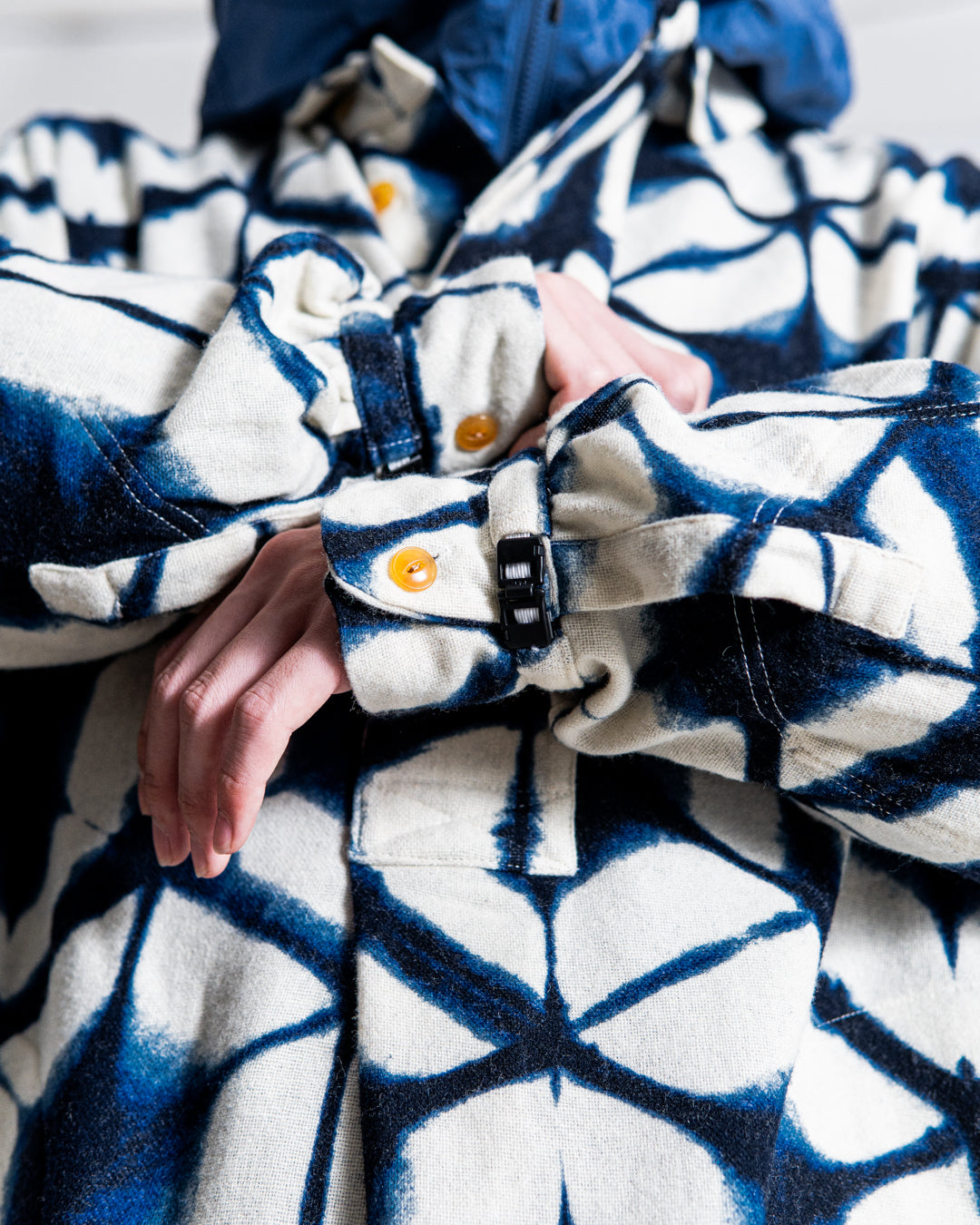 norbit Uneven dyed print pullover shirt