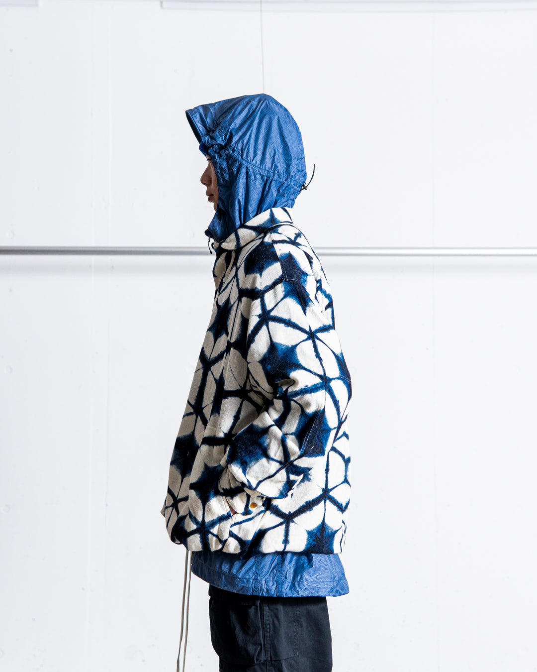 norbit Uneven dyed print pullover shirt