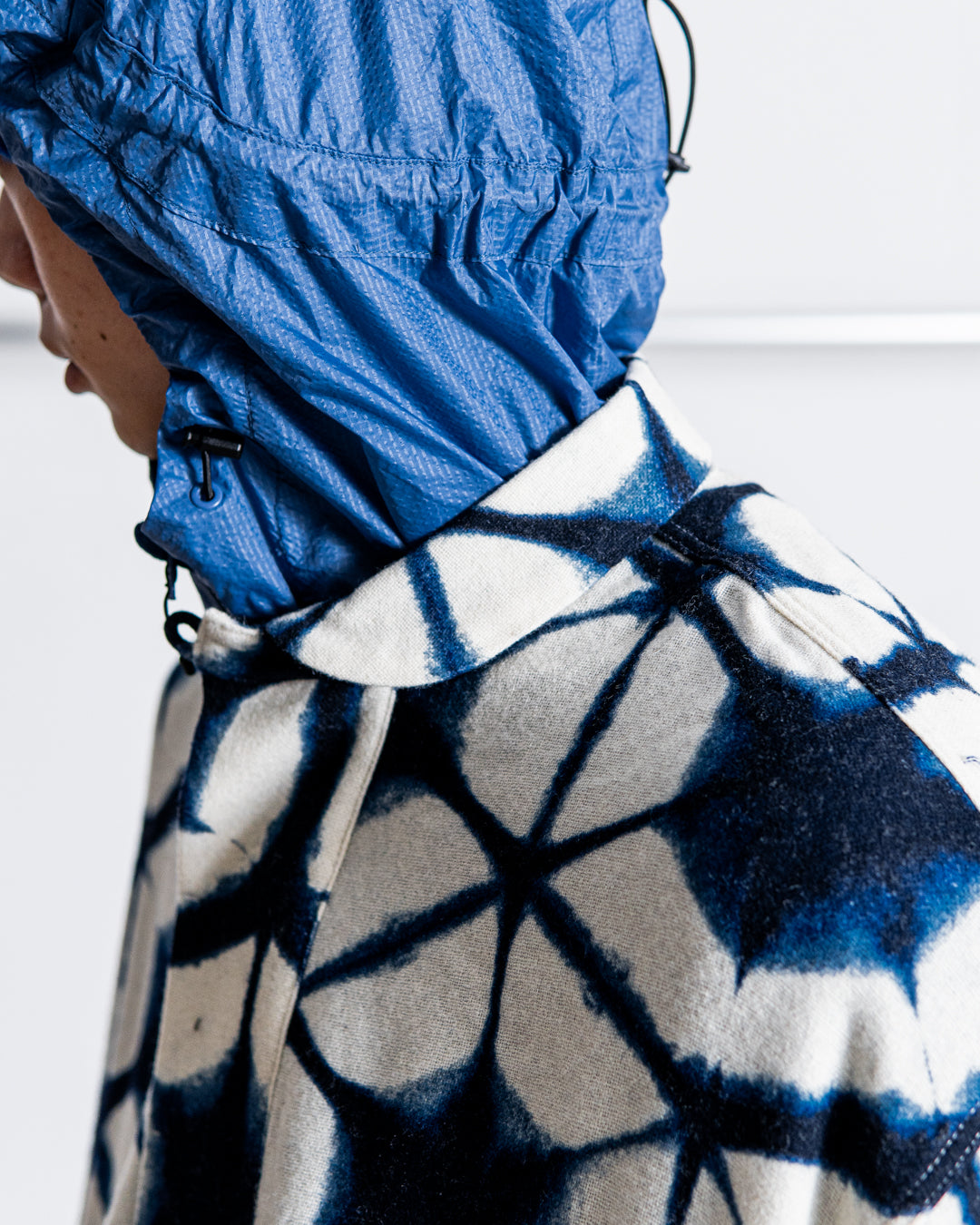 norbit Uneven dyed print pullover shirt