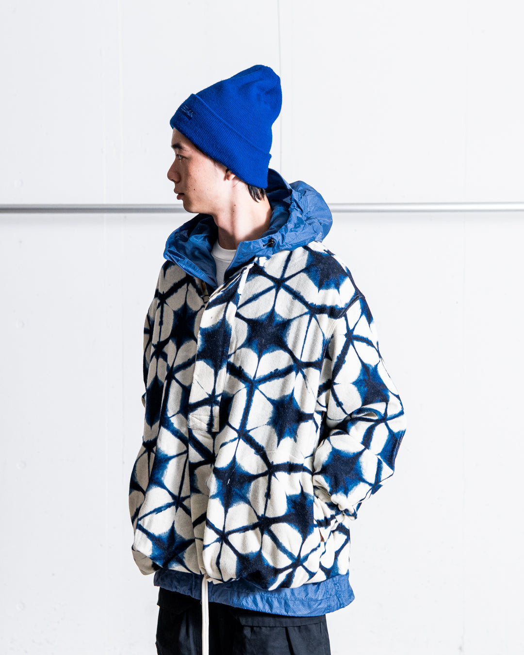 norbit Uneven dyed print pullover shirt