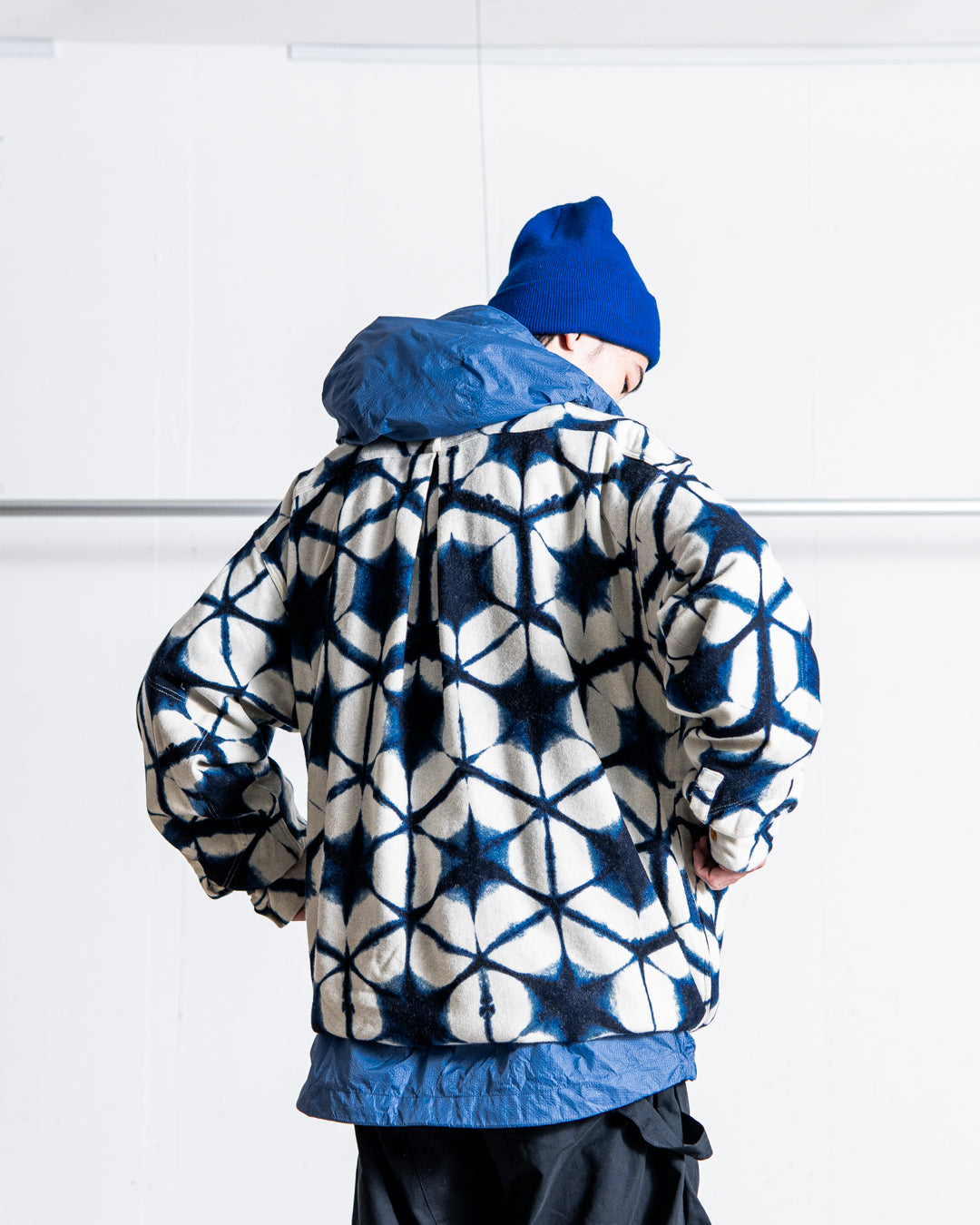 norbit Uneven dyed print pullover shirt